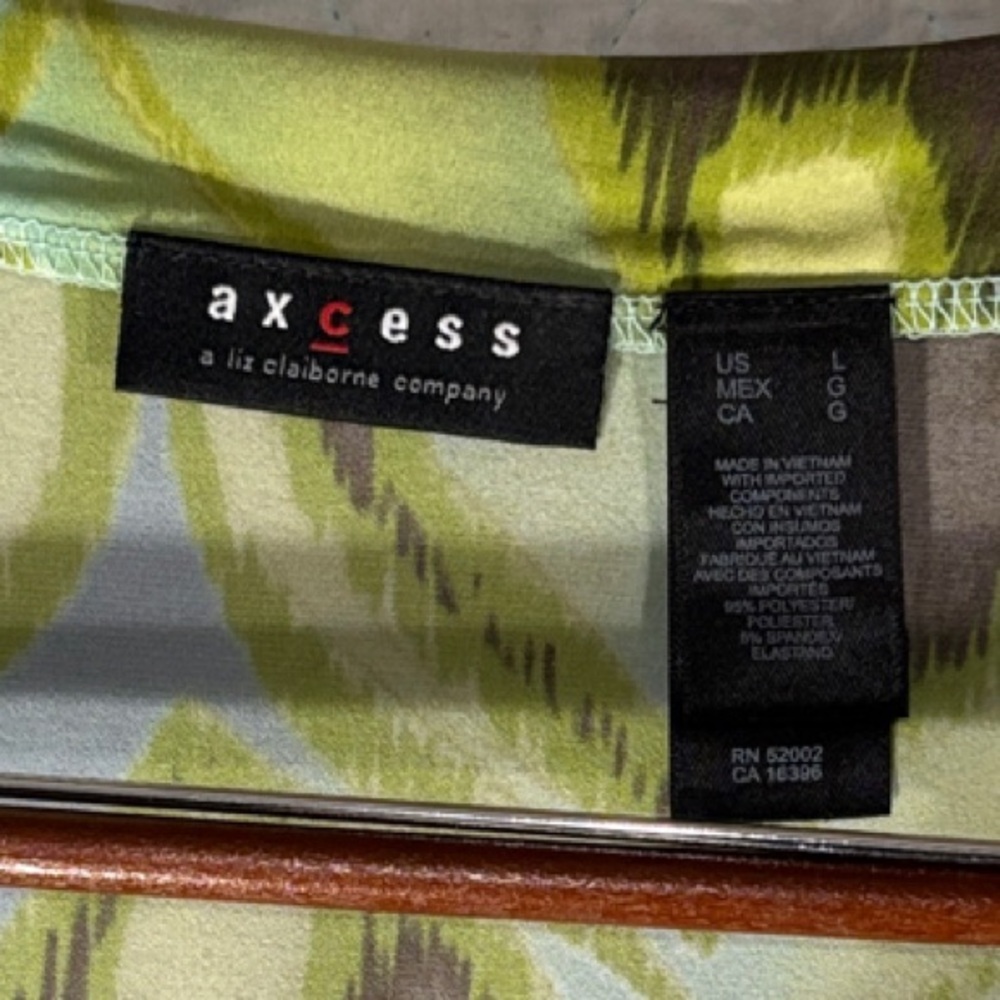 Axcess Blue and Yellow Patterned Midi Dress - Picture 2 of 6